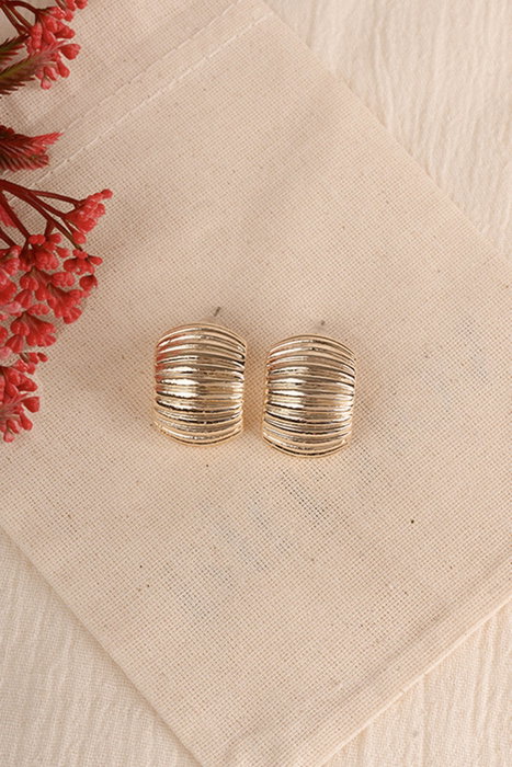 Heliophilia Silver Pendientes de Oro con Recubrimiento de Laca